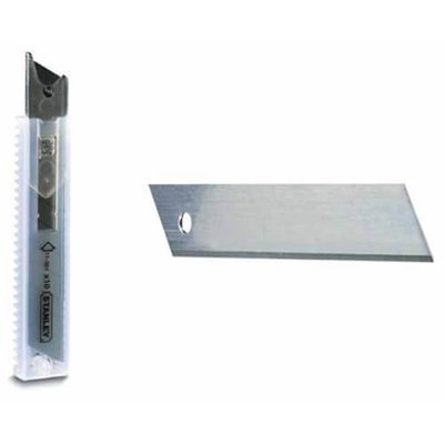 Леза запасні шириною 18 мм з сегментами, що відламуються для ножів з висувними лезами, 10 штук STANLEY 0-11-301 0-11-301 фото