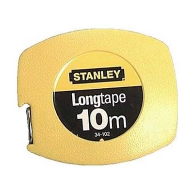 Рулетка вимірювальна Longtape довжиною 10 м, шириною 9.5 мм, в пластмасовому корпусі STANLEY 0-34-102 0-34-102 фото